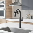 thumbnail image 3 of American Standard Studio S Single-Handle Pull-Down Sprayer Kitchen Faucet with Dual Spray in Matte Black, 3 of 4