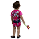 thumbnail image 3 of Pañalero sublimada 3D Pirata niña bebé Rev Pirata/color rosa/body niña, 3 of 4