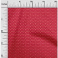 thumbnail image 1 of oneOone Cotton Jersey Red Fabric Small Motif Bandhani Craft Projects Decor Fabric Printed By The Yard 58 Inch Wide, 1 of 4