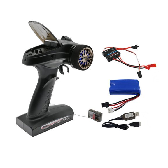 yotijay RC Controller 2.4G 3 Channel RC Transmitter Controller with Battery and Receiver