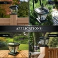 thumbnail image 5 of Classy Caps Manchester Solar Post Cap - Fits 3.5"x3.5" (4x4 Nominal) Posts - Dark Bronze, 5 of 10