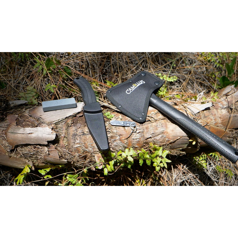 Camillus Frontier Pack, Hatchet, Fixed 3.5 Blade Knife