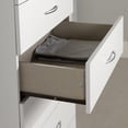 thumbnail image 3 of Pemberly Row Traditional 6-Drawer Wood Single Chest in Pure White, 3 of 6