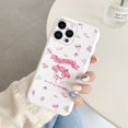 thumbnail image 1 of Phone Case for For Apple iphone 14 Pro Max 14 Plus Girls Anti-drop Cartoon Cinnamoroll Kuromi Hello Kitty Silicone Siling Cover ZR, 1 of 7