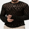 thumbnail image 4 of Pullovers d'Automne pour Hommes avec Design Ajouré, 4 of 7