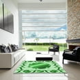 thumbnail image 6 of Ahgly Company Indoor Round Patterned Jade Green Area Rugs, 6' Round, 6 of 6