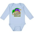 thumbnail image 3 of Inktastic Mardi Gras New Orleans Louisiana Jester Hat Boys or Girls Long Sleeve Baby Bodysuit, 3 of 5