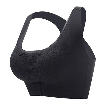

DORKASM Womens Front Closure Bras Push Up Underwire Bra Padded Plunge Bras 3XL