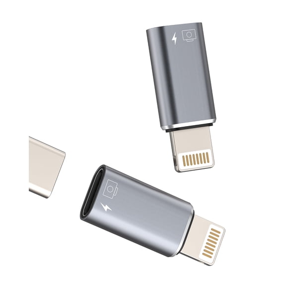 for iPhone OTG Adapter(2Pack)Headphone Dongle USB C Female to Lightning Male Charger Data Sync Converter for Apple 14 13 11 12 Pro Max Xr X Xs 8 7 Plus Type-c Port Camera Card Reader Flash Drive
