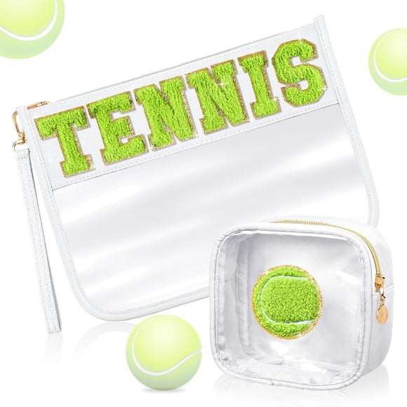 Bolsa de maquillaje y cosméticos Hillban Tennis Team Gifts, PVC, impermeable