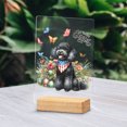 thumbnail image 2 of Poodle Celebrates Spring and Enjoys a Happy Easter Acrylic Plaque Sign Ashwood Base Poodles Dog Lover Gifts Idea Home Desk Decor - 02001, 2 of 5