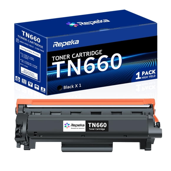Cartucho de tóner Repeka TN660 negro compatible con Brother