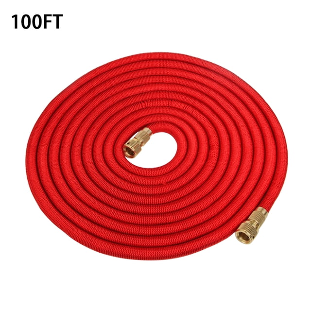 Manguera de agua 3X Tubo de rociado de jardín expandible Manguera flexible de lavado de autos, Rojo, 10 m Postwaterflood 30m kenally HA005551-08