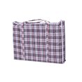 thumbnail image 1 of Portable Plastic Jumbo Laundry Zipped Reusable Large Strong Shopping Storage Bag, 1 of 4