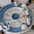 thumbnail image 6 of Eease Nativity Wooden Ship Wheel Nautical Home Decor (Blue), 6 of 6