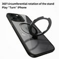 thumbnail image 5 of ELEHOLD for iPhone 15 Plus/14 Plus Case, Compatible with Mag Safe Accessories Military Drop Protection Clear Rugged Ring Kickstand Shockproof Protective Slim Case for iPhone 15 Plus/14 Plus,Black, 5 of 6