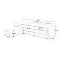 thumbnail image 2 of 109 Inch Modular Sectional Sofa with Storage Seats, 4 Seat L-Shaped Cloud Couch with Movable Ottoman, Deep Seat Chenille Sofa for Living Room in Green, 2 of 9