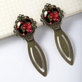 thumbnail image 3 of Cherry Stainless Steel Vintage Copper-Colored Lace Book Markers | Book Accessories for Reading Enthusiasts, 3 of 5