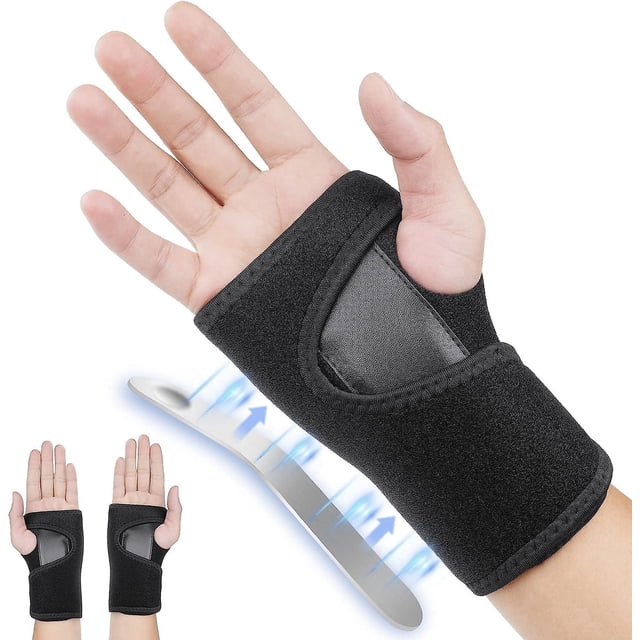 Férula para muñeca, túnel carpiano, tendinitis y artritis, cojín para aliviar el dolor de muñeca (mano derecha) y tratar el síndrome del túnel carpiano