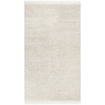 SAFAVIEH Casablanca Claud Solid Wool Area Rug, Beige, 6' x 9'