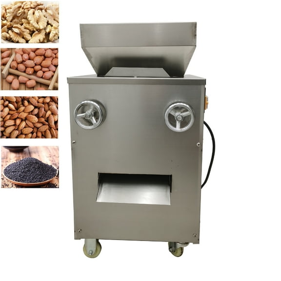 110V Grease Material Grinder Peanut Mill Crushing Machine 200kg/h Adjustable Fineness