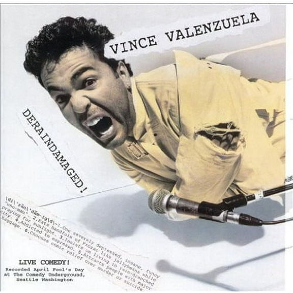 Vince Valenzuela - Deraindamaged - Comedy - CD