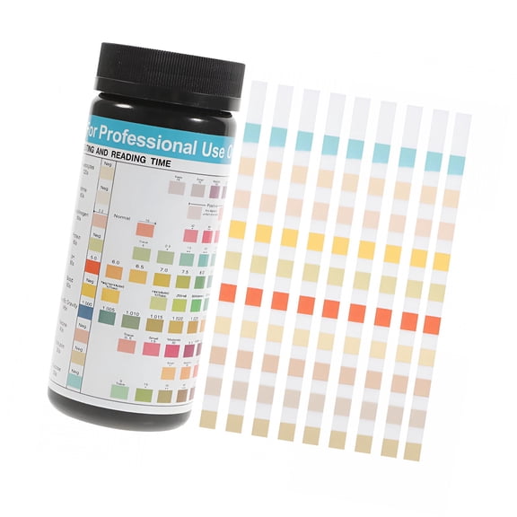 QARUN 100Pcs pH Test Strips Professional 10-in-1 Urine Test Strips Medical Ketone Urine Test Strips