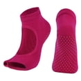 thumbnail image 4 of Calcetines de Yoga para Mujer Calcetines Agarre Antideslizante Ejercicio de Entrenamiento Baile de Barra , única Sunnimix Gym Sport Yoga Calcetines, 4 of 8