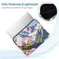 thumbnail image 2 of FORMRS 13-13.3 inch Laptop Sleeve Case Soft Carrying Quilted Computer Bag Cover, Abstract Mountain, 2 of 7