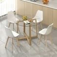 thumbnail image 4 of Gymax 42'' Round Glass Dining Table w/ 0.3'' Tempered Glass Tabletop, 4 of 9
