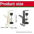 thumbnail image 6 of 2025 New Christmas Stockings Holder Hanger (6 Pcs) – Adjustable Mantle Hanger with Dual Hooks, No Drill for Stocking/Garland​, 6 of 7