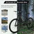 thumbnail image 3 of Ambifirner ​27.5-Inch Mountain Bike for Men & Women – Aluminum Frame, Shimano 21-Speed, Dual Disc Brakes & Suspension Fork for Trails & City Riding​​, 3 of 7
