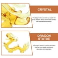 thumbnail image 3 of Chinese Dragon Figurine Creatures Crystal Animals Craft Decorative Crystal Figurines, 3 of 6