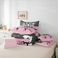 thumbnail image 5 of Manfei Cheerleading Twin Bedding Sets 7-Piece,Cheeleader Gifts Bedding Comforter Set 7-Piece,Preppy Dancer Sheet Sets,Lightweight Room Decor Reversible, 5 of 7