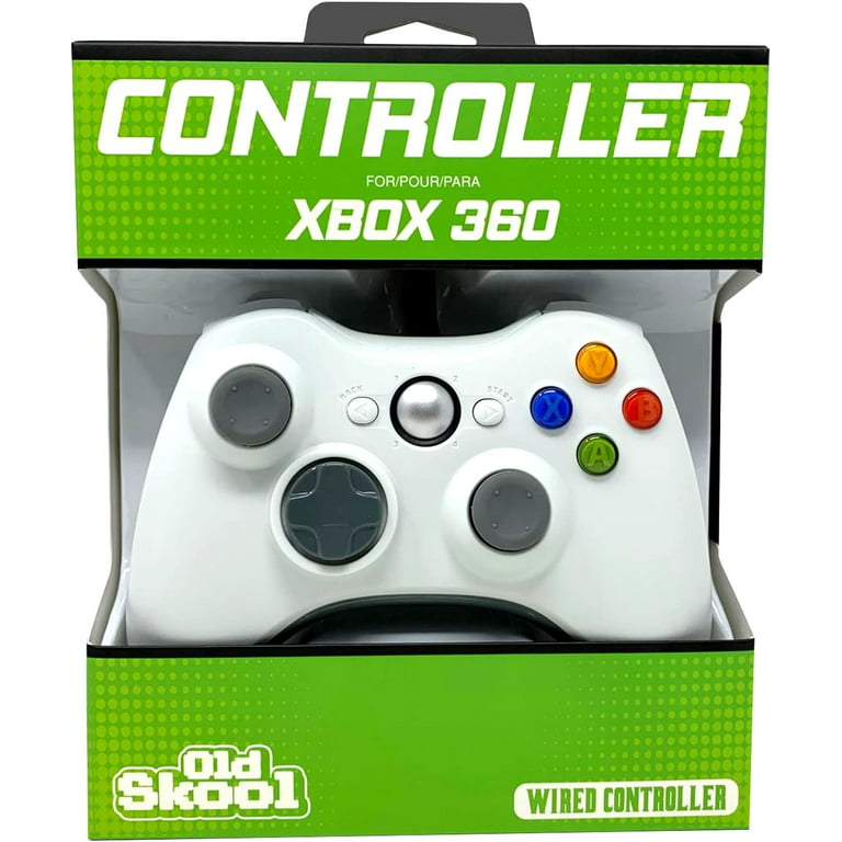 Xbox 360 Data Frog wired controller - PC - Raspberry - Pandora box - White