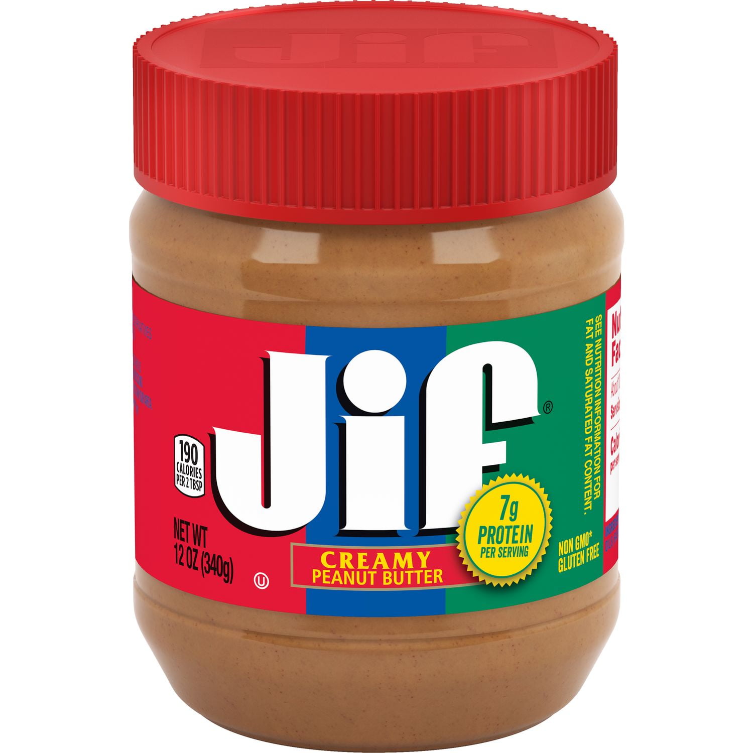 Jif Creamy Peanut Butter, 12-Ounce Jar - Walmart.com ...