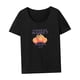thumbnail image 4 of Camiseta de mujer verano femenino cuello redondo Simple suave cuello redondo camisa para vacaciones L, 4 of 7
