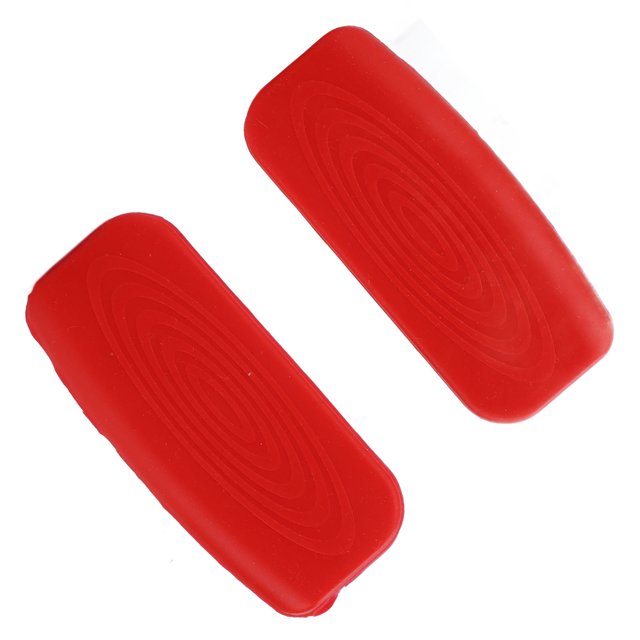 Pot Holder Sleeve, 2PCS Pot Handle Holder Silicone Non Slip For Baking For Cooking For Kitchen For Frying Pan Red