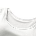 thumbnail image 4 of Fanxing Camisole Tops for Women Summer Spaghetti Strap Basic Padded Tank Top with Built in Bra Workout Yoga Shirts White,XL, 4 of 7