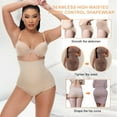 thumbnail image 3 of Lilvigor Shapewear for Women Tummy Control, Hi-Waist Butt Lifter Body Shaper Panty Waist Slim and Back Smooth Seamless Body Trainer, 3 of 7