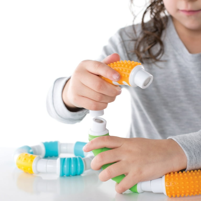 Guidecraft Grippies Curves - 20 Piece Set, Stem Soft Grip