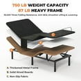 thumbnail image 2 of Clearance! Twin XL Adjustable Bed Frame - 1350LBS Quiet Motors, 5 Heights, USB A&C, Tool-Free Assembly, 2 of 8