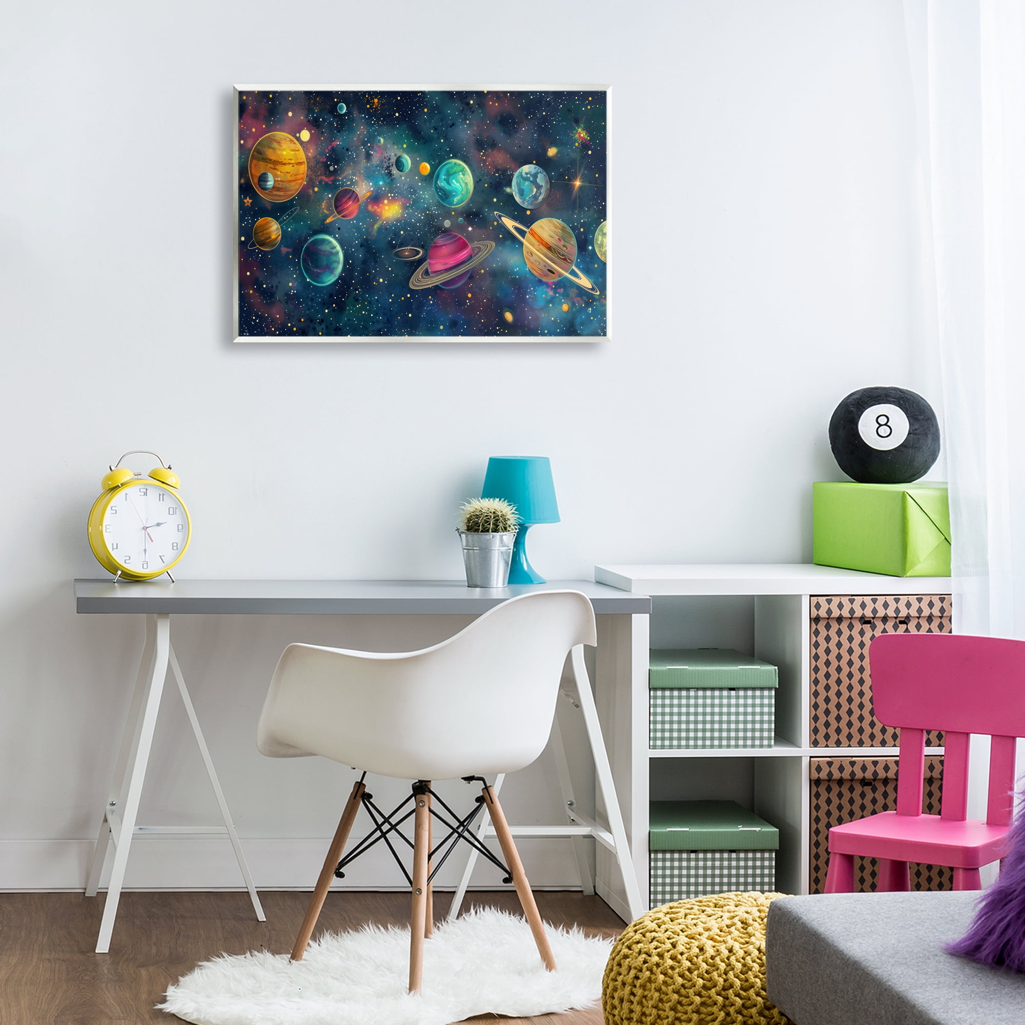 Stupell Industries Celestial Planetary Parade Wall Plaque Art, design by Creative Studio