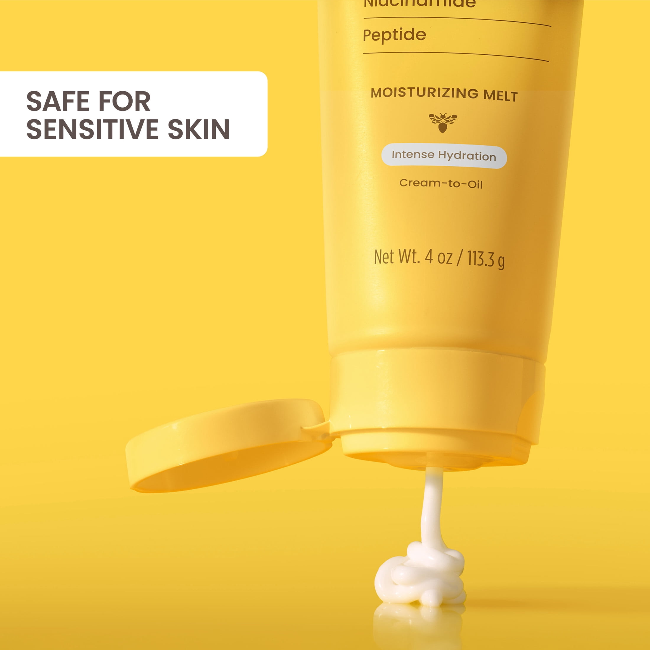 Burt's Bees Boosted Body Moisturizing Melt Cream to Oil, Tropical Scent, 4 oz.