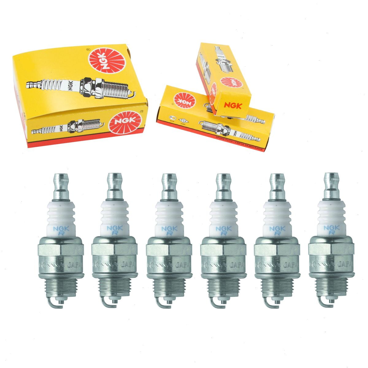 6 pc NGK 6761 Standard Spark Plugs for 018-12710-201 150265091 168648-5 2976 2984 6043 696876 77-307 859 859-1 859S 90793-20098 92070-2107 CSR42S E3.12 L7RTC RCJ6 RCJ7Y TY26705 W22MPR-U WRS5F