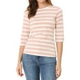 thumbnail image 1 of Disfraz de Día de San Patricio Allegra K mujer camiseta ajustada Rosa blanco XL, 1 of 6