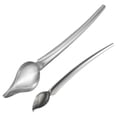 thumbnail image 1 of Cuchara decorativa de acero inoxidable para dibujo de precisión culinaria, lápiz decorativo para salsas, cuchara para enchapado, pico cónico, para servir postres y decorar, 1 of 6