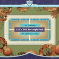 thumbnail image 5 of Buffalo Blizzard Rectangle Supreme Plus Tan/Silver Winter Swimming Pool Cover, 12' x 24', 5 of 7