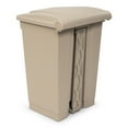 thumbnail image 4 of Toter 12 Gallon/45.4 Liter Kitchen Step on Container, Beige, 4 of 6