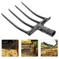 thumbnail image 6 of Pitch Fork Replacement Four-Prong Garden Fork Heavy Duty Garden Digging Tool For Soil Loosening And Ground Preparation Farming Landscaping, 6 of 8